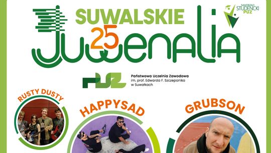 Suwalskie Juwenalia 2025 - studenckie święto muzyki i kolorów nadchodzi!
