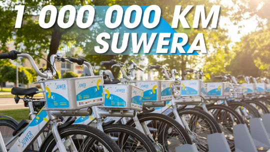 🚴♀️ SUWER przekroczył milion kilometrów! Podsumowanie 5. sezonu miejskich rowerów w Suwałkach 🚴♂️ 🚴♀️ SUWER przekroczył milion kilometrów! Podsumowanie 5. sezonu miejskich rowerów w Suwałkach 🚴♂️