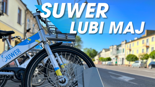🚲 Suwer w maju: ponad 21 tys. kilometrów na dwóch kółkach!