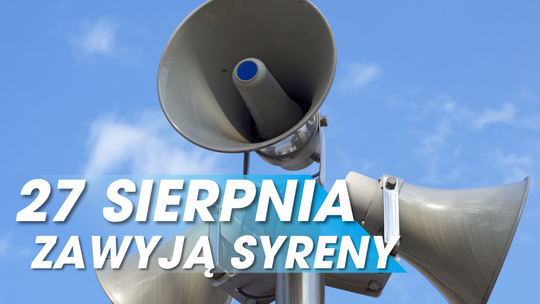 Syrena alarmowa zabrzmi w Suwałkach. To będą tylko ćwiczenia