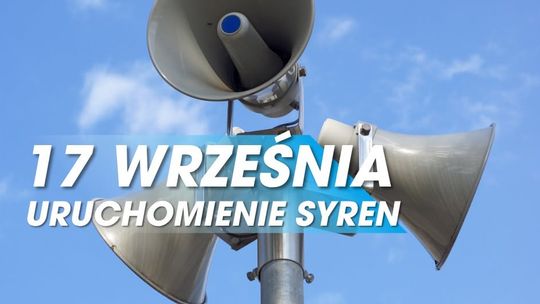 Syreny alarmowe w Suwałkach. 17 września zabrzmią na jedną minutę