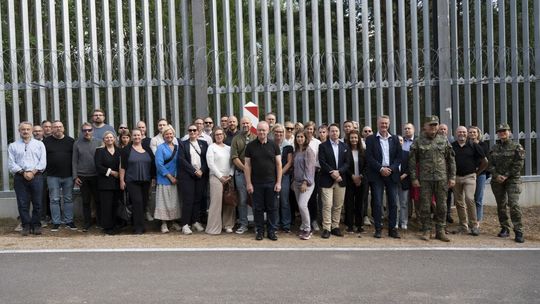 Szwedzka delegacja odwiedziła Podlaski Oddział Straży Granicznej