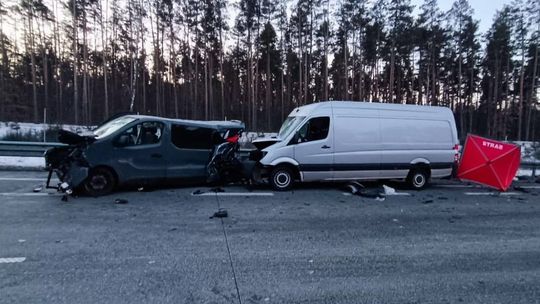 Tragiczny wypadek na drodze S-8 – zginęli dwaj obywatele Litwy Tragiczny wypadek na drodze S-8 – zginęli dwaj obywatele Litwy