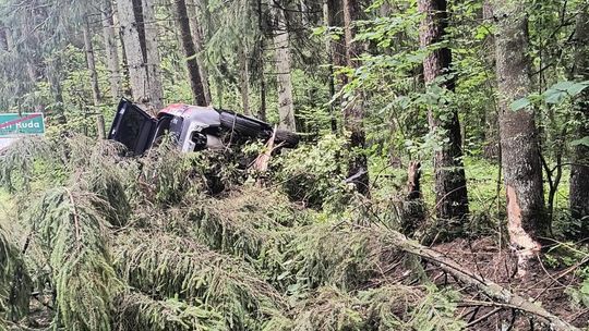 🚨 Tragiczny wypadek w Gawrych Rudzie – nie żyje pasażer volvo