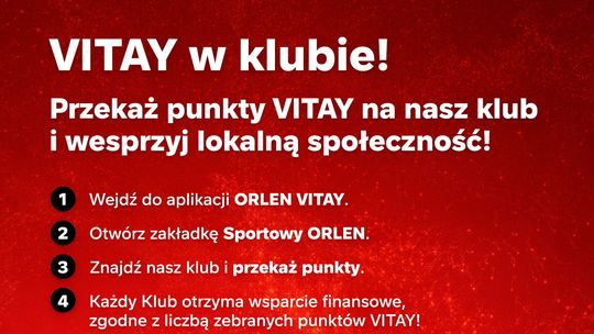 Twoje punkty VITAY mogą pomóc młodym sportowcom z Suwalszczyzny. Wesprzyj UKS NA-WA!