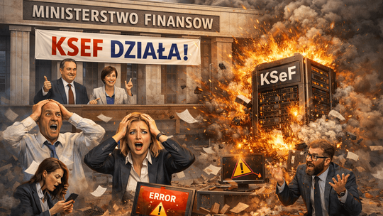 Tydzień KSeF - system „działa", ale nikt się nie zaloguje. Powstał portal do sprawdzania awarii