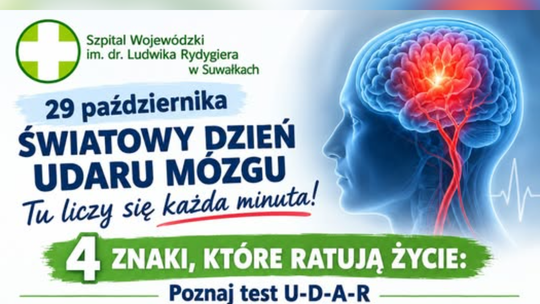 Udar mózgu nie daje czasu do namysłu. Test U-D-A-R może uratować życie