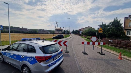 Ulica Krzywólka zamknięta. Awaria sieci gazowej podczas prac telekomunikacyjnych