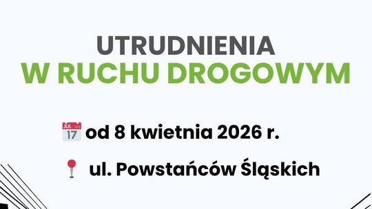 🚧 Utrudnienia na ul. Powstańców Śląskich. Rozpoczęła się budowa drogi