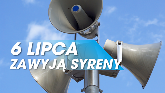 W poniedziałek, 6 lipca 2026 roku, na terenie Suwałk odbędzie się przegląd serwisowy syren alarmowych. Miejskie Centrum Zarządzania Kryzysowego informuje, że sygnały będą miały wyłącznie charakter testowy.