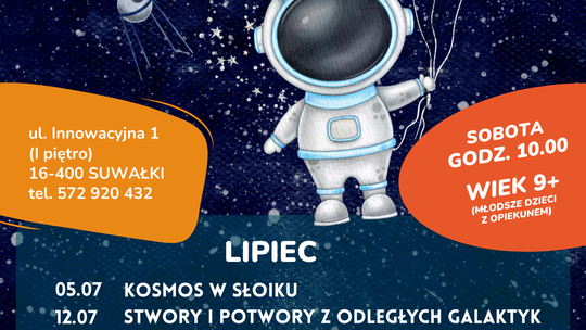 🚀🌞 Wakacyjne Lipcowe Poranki w SOWA Suwałki! 🌌🛸