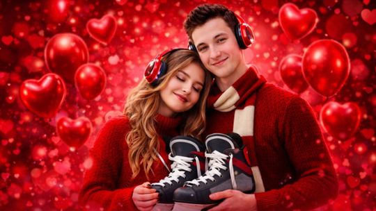 ❤️⛸️ Walentynkowe Silent Ice Disco. Rozgrzejemy serca na lodzie!