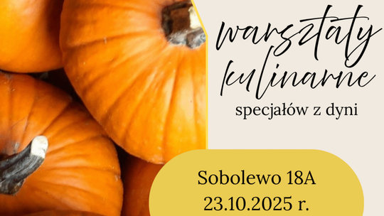 🎃 Warsztaty kulinarne w Sobolewie! Dynia w roli głównej 🍲