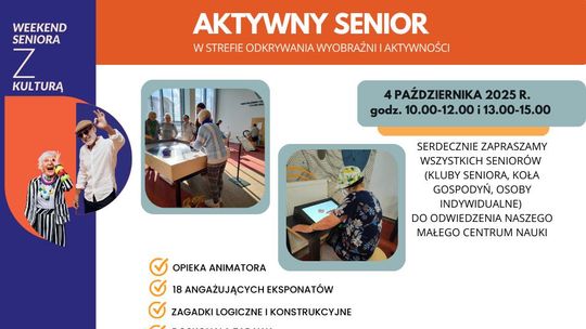 🌟 Weekend Seniora z Kulturą w SOWA Suwałki! 🦉✨