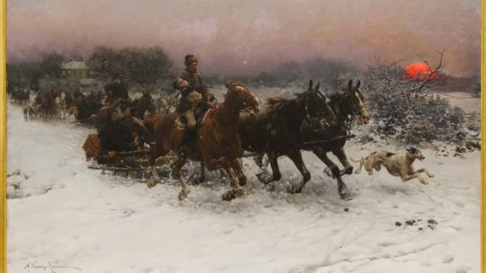 „Wieczorna sanna” Alfreda Wierusza-Kowalskiego w zbiorach Muzeum Okręgowego w Suwałkach „Wieczorna sanna” Alfreda Wierusza-Kowalskiego w zbiorach Muzeum Okręgowego w Suwałkach