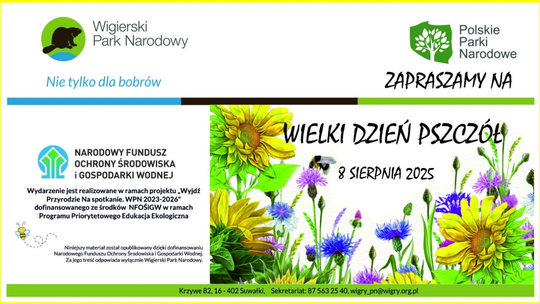 🐝 Wielki Dzień Pszczół w Wigierskim Parku Narodowym – zapraszamy! 🌼
