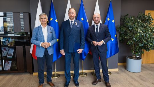 Wizyta Konsula Litwy w urzędzie marszałkowskim – Genadijus Mackelis zakończył misję w Polsce