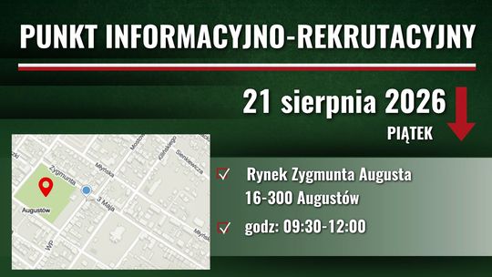 Wojsko przyjedzie do Augustowa. Mobilny punkt rekrutacyjny już w piątek