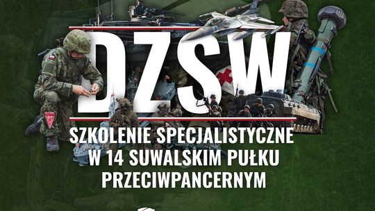 Wolne stanowiska w 14. Pułku Przeciwpancernym. Szkolenie specjalistyczne DZSW w Suwałkach