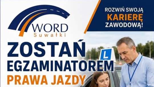 WORD Suwałki szuka kandydatów na egzaminatorów prawa jazdy. Rusza kurs kwalifikacyjny