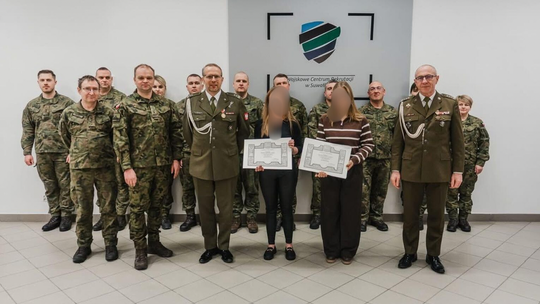 Wręczenie patentów oficerskich w Suwałkach. Uroczysta ceremonia w WCR