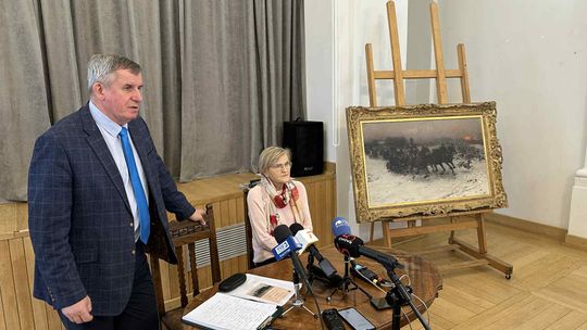 Wyjątkowy dar dla Muzeum Okręgowego w Suwałkach. „Wieczorna sanna” Wierusza-Kowalskiego w zbiorach placówki Wyjątkowy dar dla Muzeum Okręgowego w Suwałkach. „Wieczorna sanna” Wierusza-Kowalskiego w zbiorach placówki