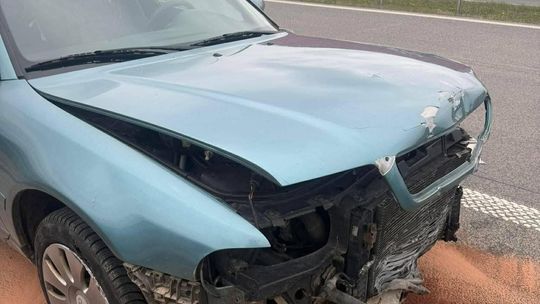 Zdarzenie drogowe na trasie S61 w rejonie Lipowa