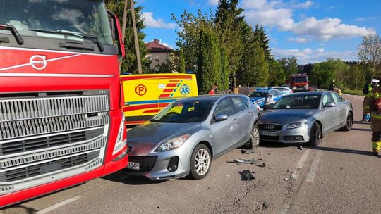 Zdarzenie drogowe w Białobłotach