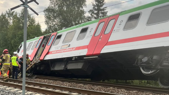 🚨 Zderzenie ciężarówki z pociągiem w Sokółce! Kierowca trafił do szpitala