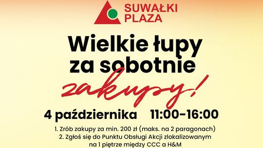 🎁 Zgarnij nagrody w Suwałki Plaza! Akcja już 4 października