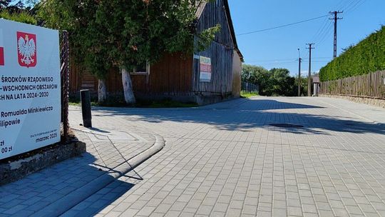 Zmodernizowano ulicę Romualda Minkiewicza w Filipowie. Inwestycja kosztowała ponad 2,3 mln zł