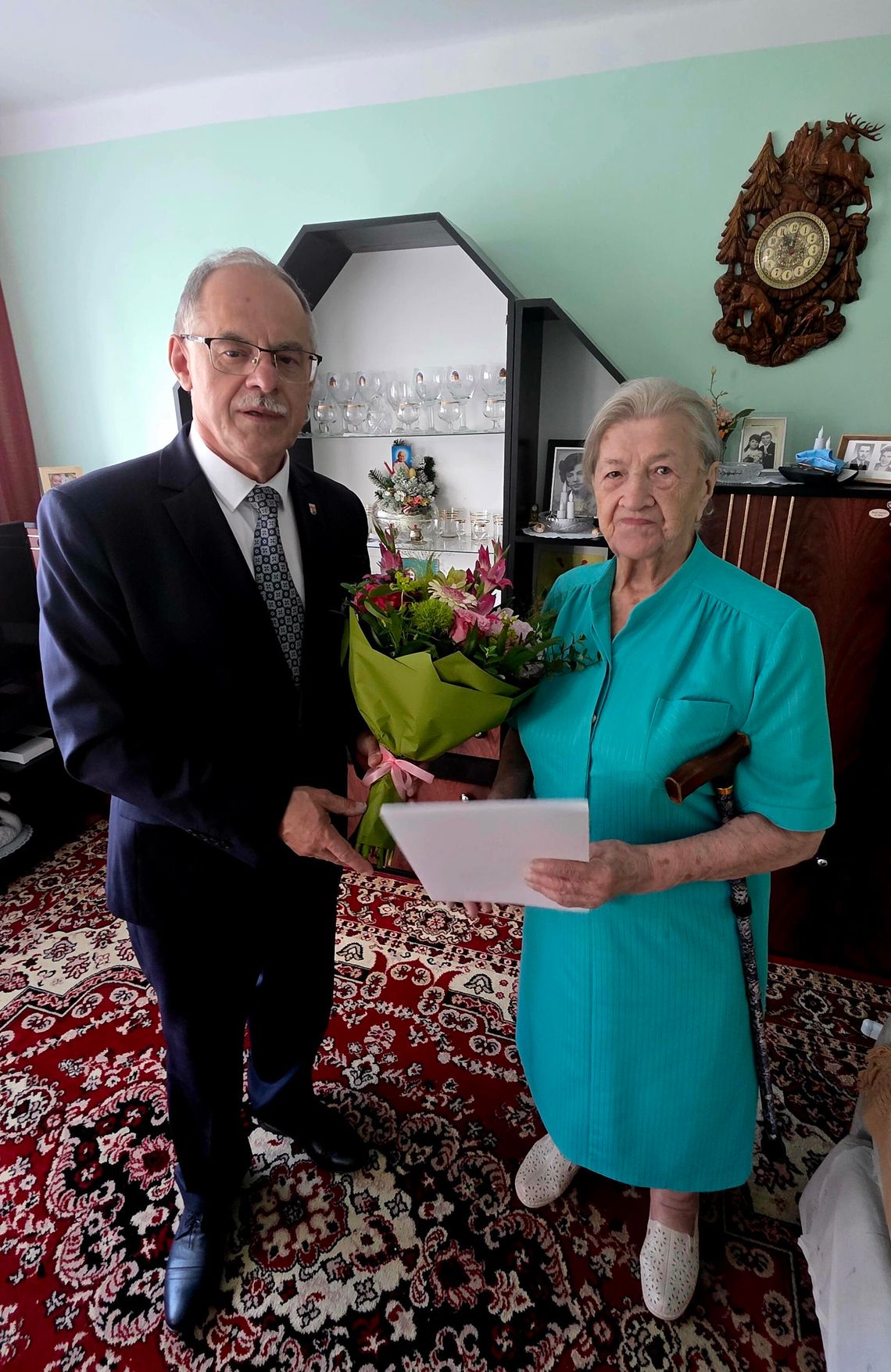 100. urodziny Anny Dzienis. Wyjątkowa wizyta Prezydenta Suwałk 100. urodziny Anny Dzienis. Wyjątkowa wizyta Prezydenta Suwałk