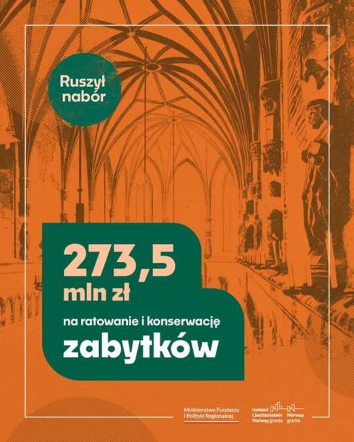 273,5 mln zł na ochronę zabytków. Ruszył nabór w Programie Kultura 273,5 mln zł na ochronę zabytków. Ruszył nabór w Programie Kultura