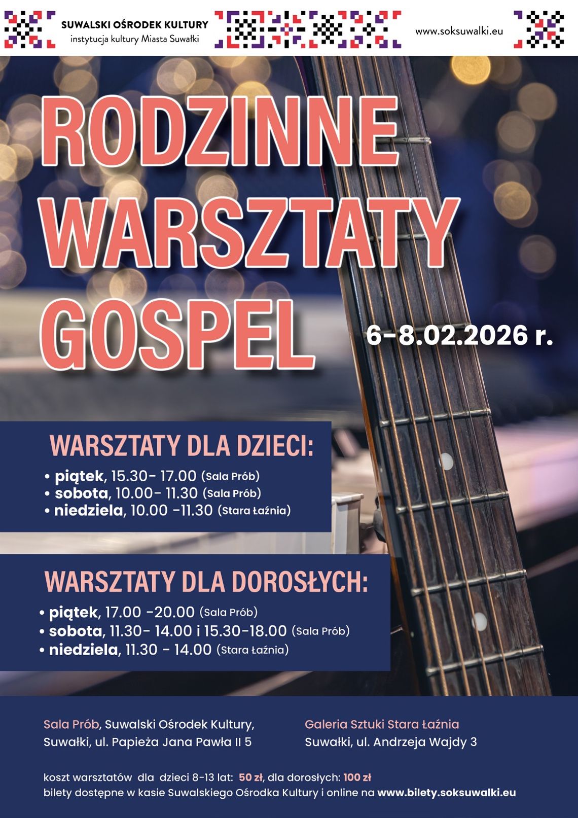🎶👨‍👩‍👧‍👦 3. Rodzinne Warsztaty Gospel w Suwałkach