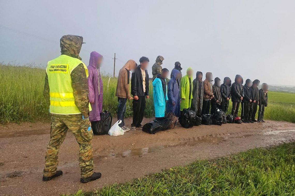 45 migrantów zatrzymanych na granicy polsko-litewskiej. Straż Graniczna zatrzymała także organizatorkę przemytu 45 migrantów zatrzymanych na granicy polsko-litewskiej. Straż Graniczna zatrzymała także organizatorkę przemytu