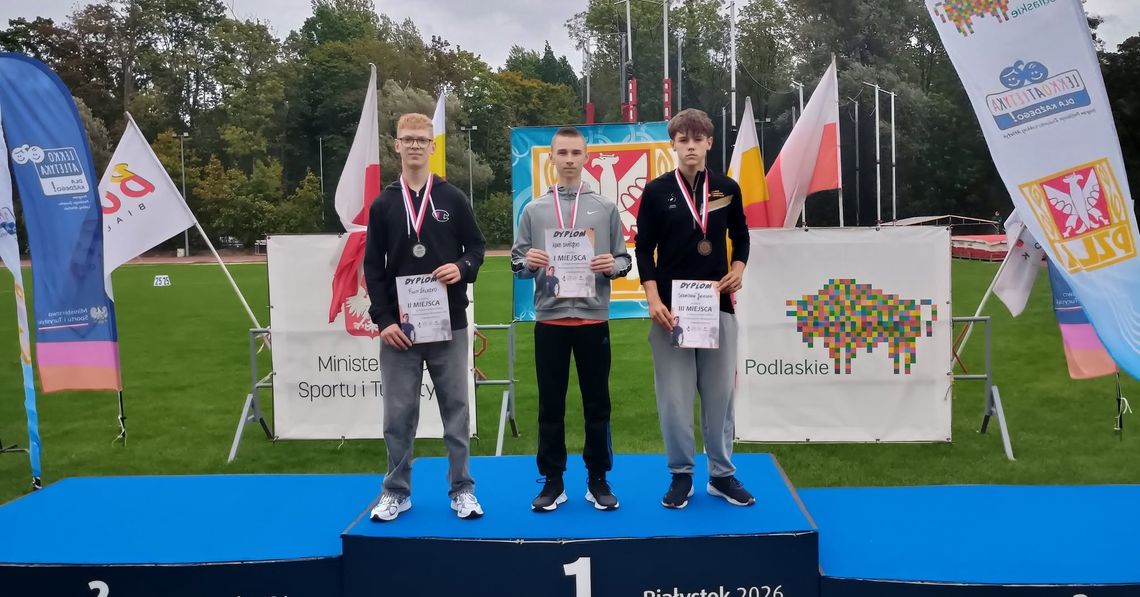 9 medali i 58 punktów dla klubu. Udane Międzywojewódzkie Mistrzostwa Młodzików w Białymstoku