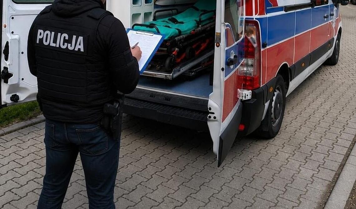 Agresywny 34-latek zaatakował ratowników medycznych. Zdemolował karetkę i usłyszał zarzuty