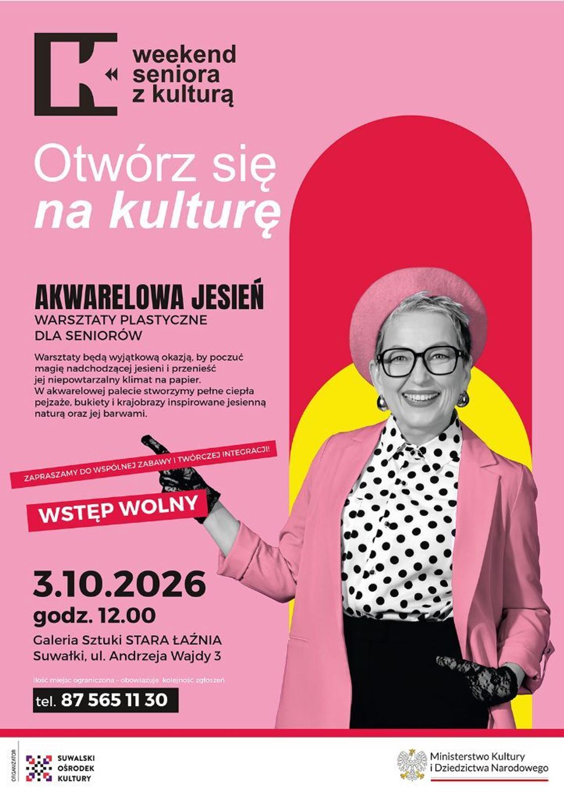 „Akwarelowa jesień” w Suwałkach. Warsztaty plastyczne dla seniorów „Akwarelowa jesień” w Suwałkach. Warsztaty plastyczne dla seniorów