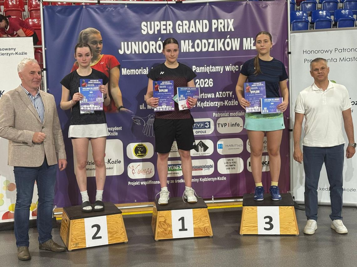 Aleksandra Wasilewska ze złotym medalem podczas Super Grand Prix Aleksandra Wasilewska ze złotym medalem podczas Super Grand Prix