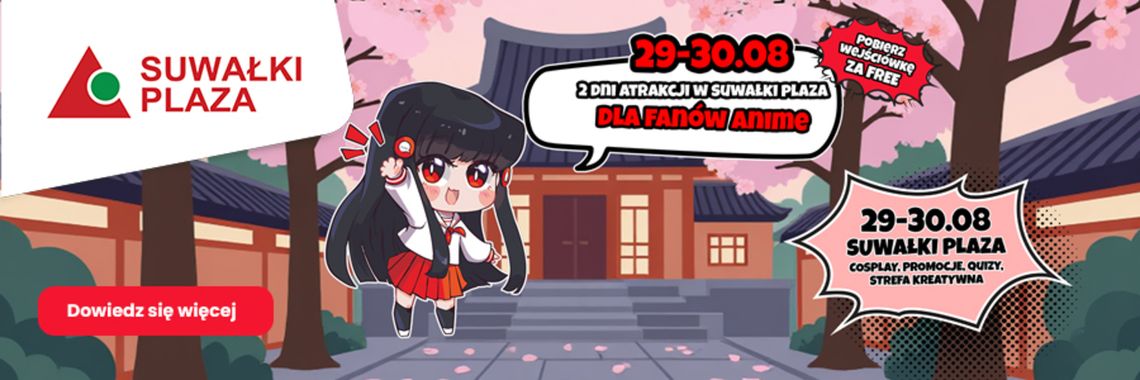 Anime, manga i Pokémony zawładną Suwałki Plaza. Komikslandia przyjeżdża na cały weekend!