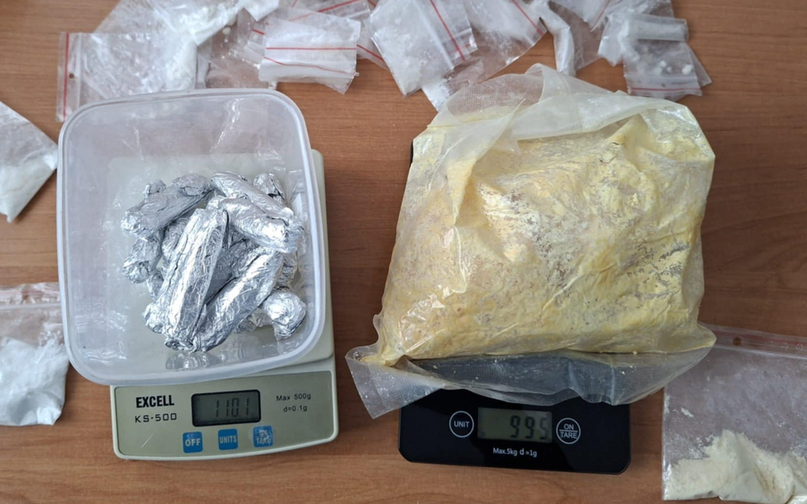 Aresztowany za posiadanie narkotyków