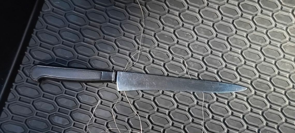 Atak z nożem na policjantów w Suwałkach. 39-latek zatrzymany