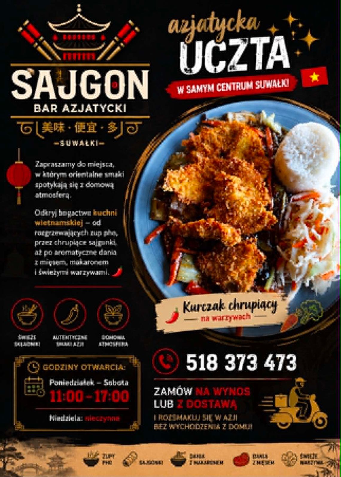 🍜 Bar Sajgon w Suwałkach zaprasza na prawdziwą azjatycką ucztę
