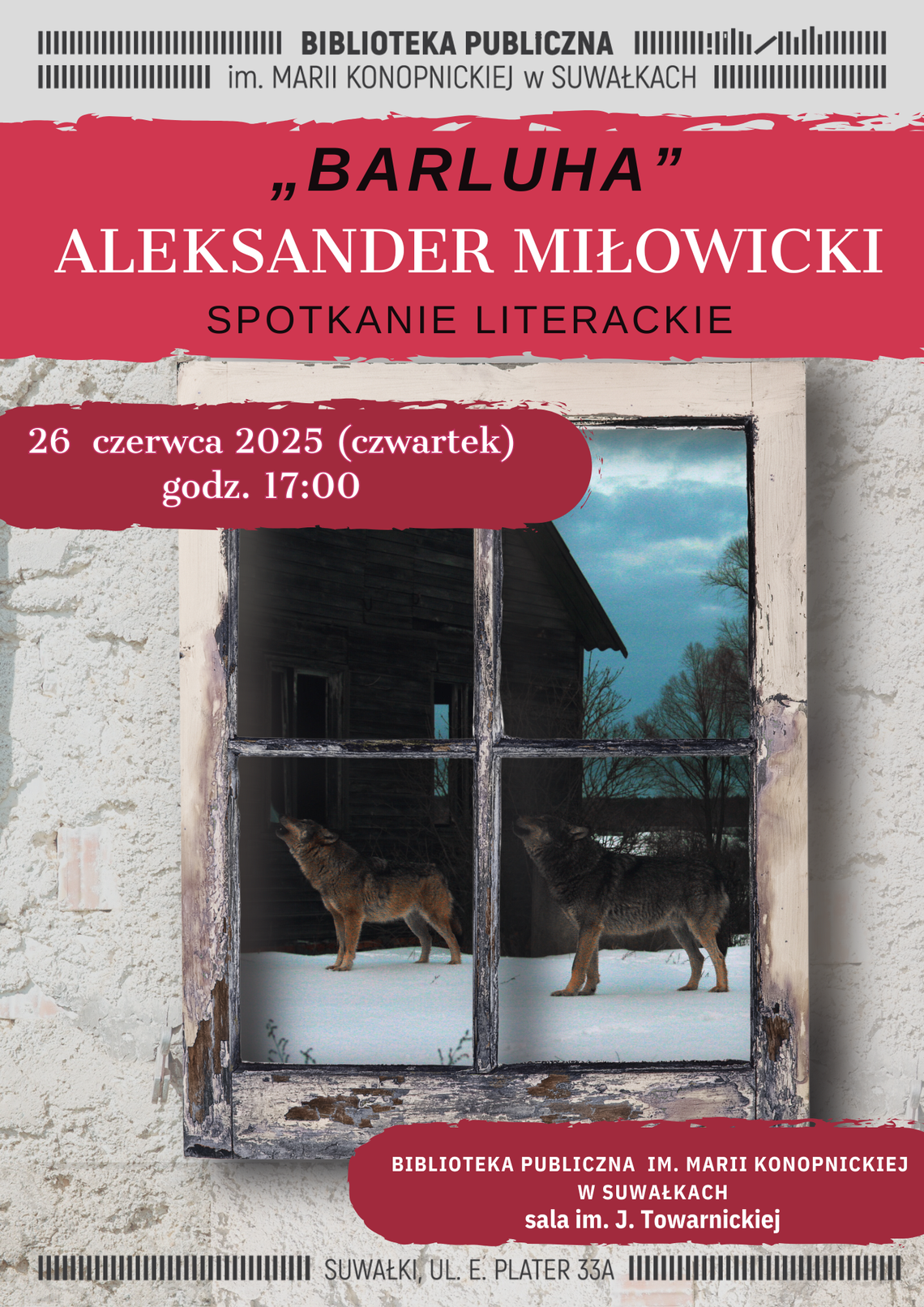 📖 „Barluha” – spotkanie z Aleksandrem Miłowickim
