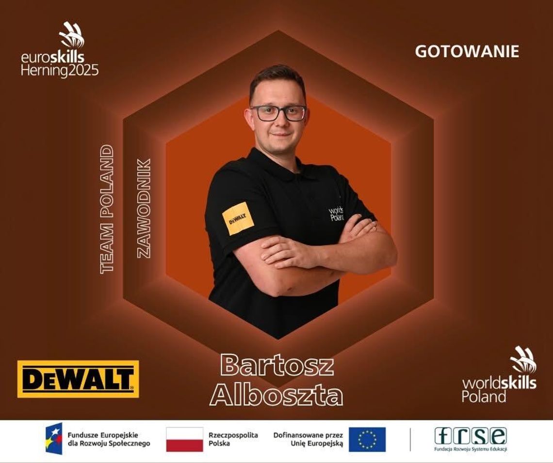 Bartosz Alboszt – kulinarny talent z Suwałk reprezentuje Polskę na EuroSkills Herning 2025