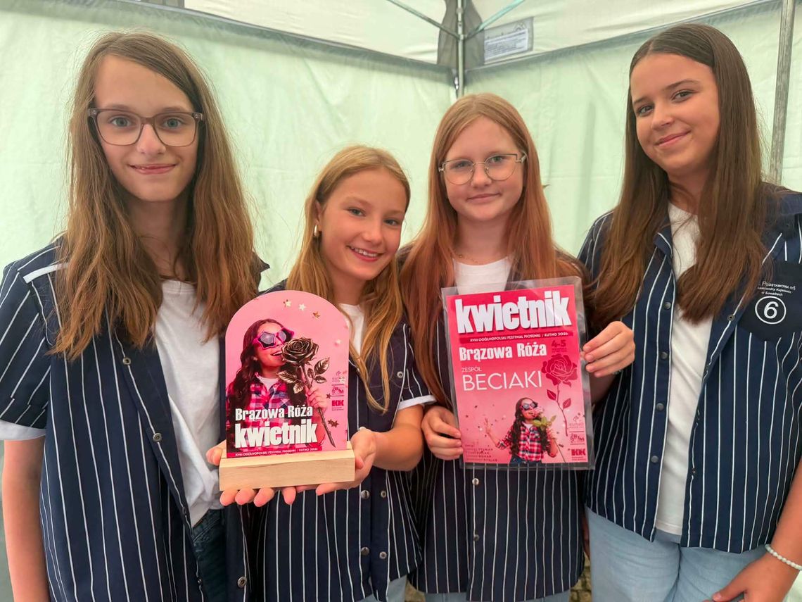 Beciaki z Suwałk na podium Ogólnopolskiego Festiwalu Piosenki „Kwietnik” Beciaki z Suwałk na podium Ogólnopolskiego Festiwalu Piosenki „Kwietnik”