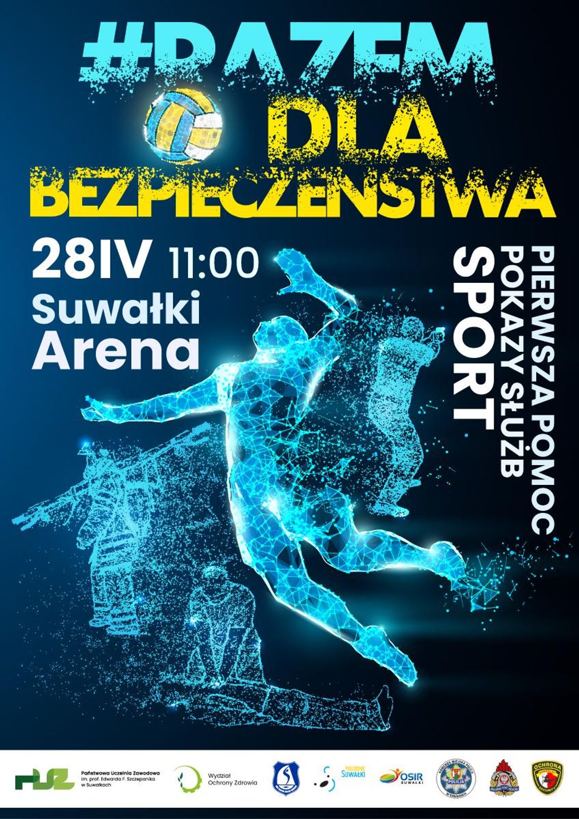 Bezpieczeństwo, sport i edukacja w jednym miejscu. Wyjątkowe wydarzenie w Suwałki Arena