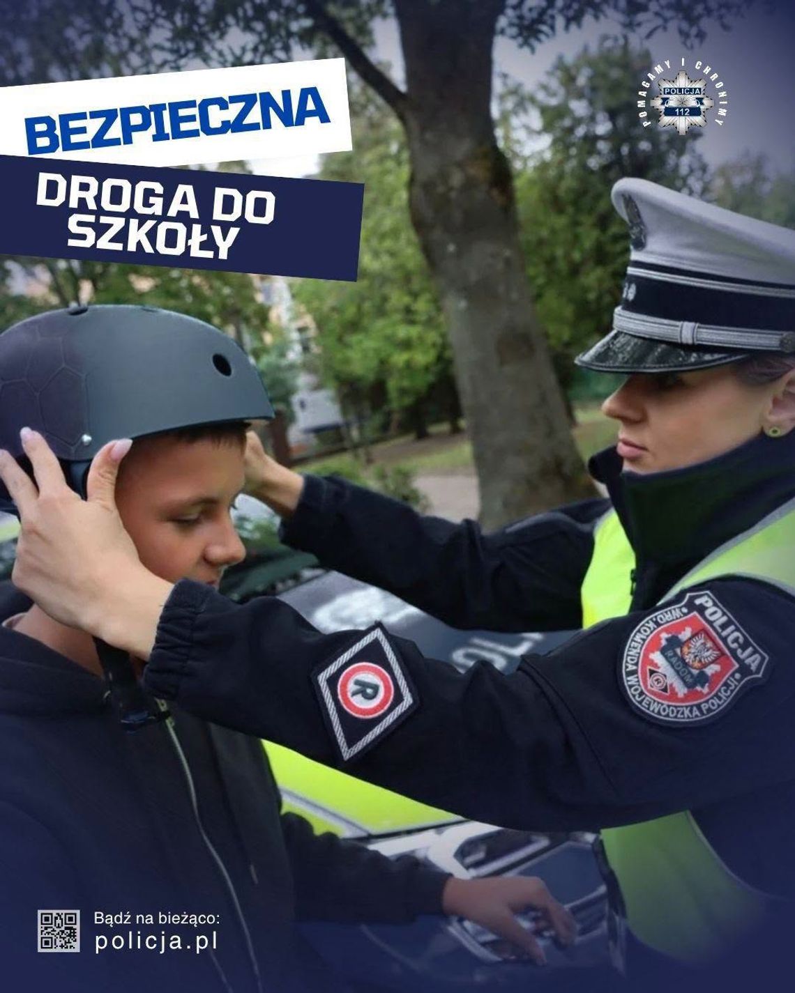 Bezpieczna droga do szkoły. Policja przekazuje dzieciom kaski i przypomina o nowych przepisach
