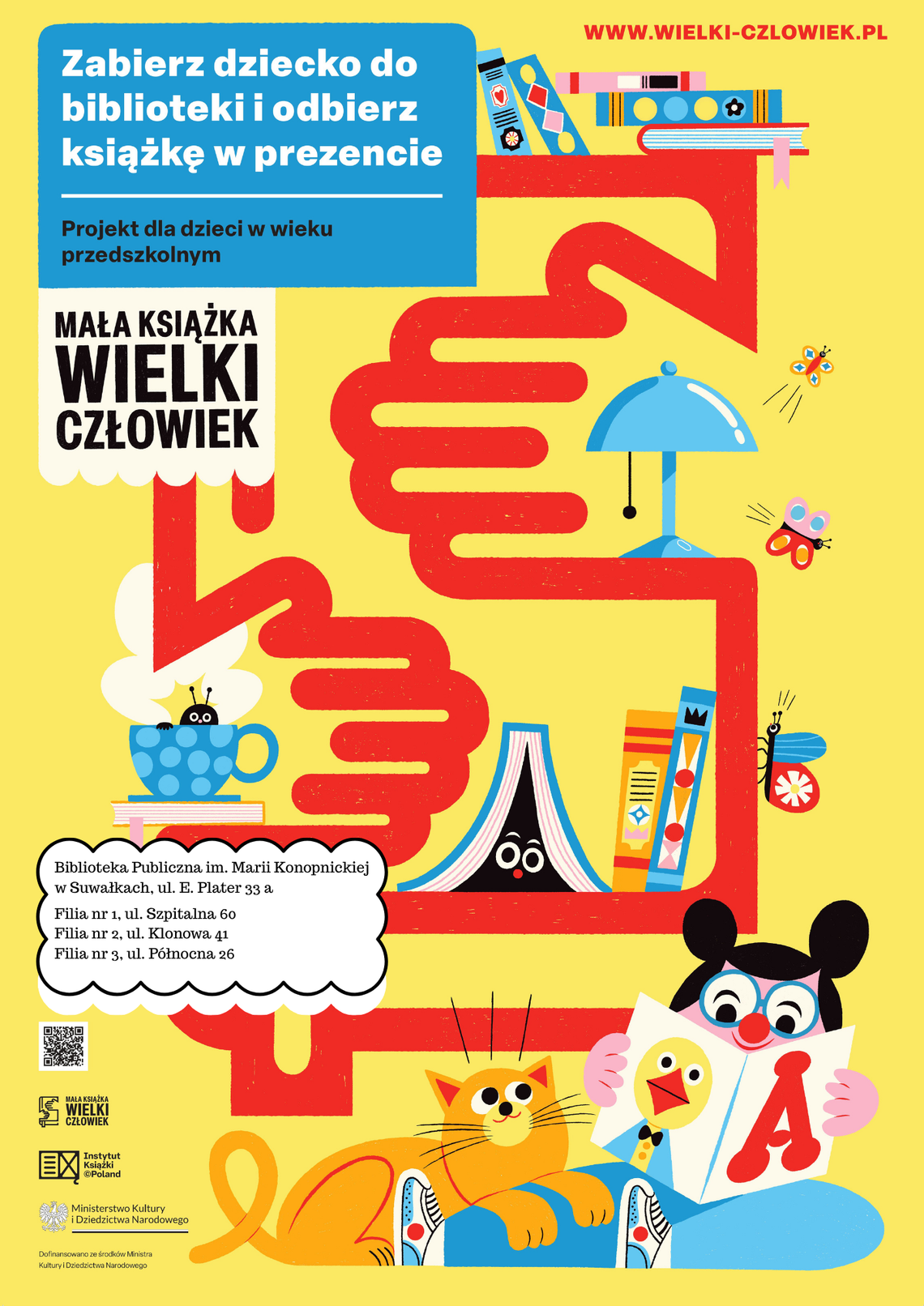 Bezpłatne książki dla przedszkolaków w Suwałkach. Biblioteka zaprasza małych czytelników Bezpłatne książki dla przedszkolaków w Suwałkach. Biblioteka zaprasza małych czytelników