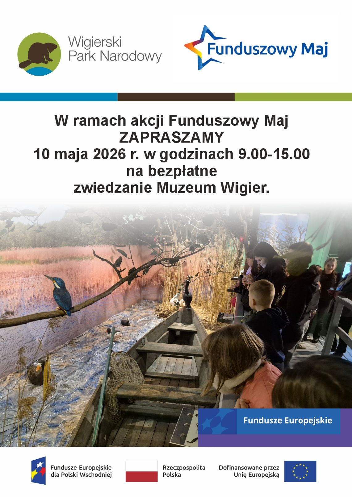 Bezpłatne zwiedzanie Muzeum Wigier w ramach Funduszowego Maja